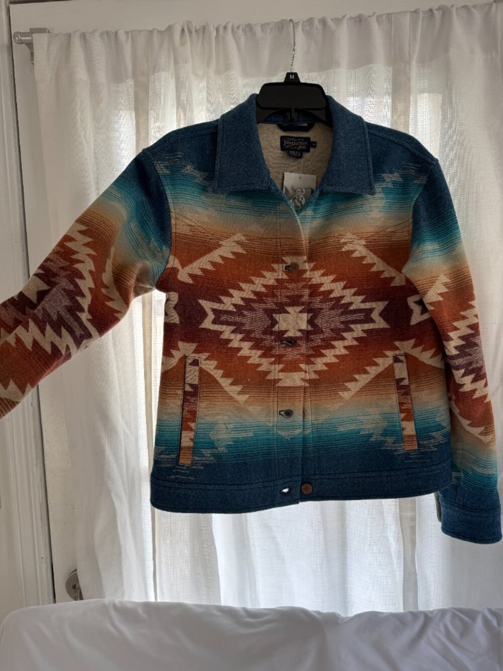 Pendleton - Canyon Wool Jacket (Turquoise Pagosa Springs) - Picture 2 of 6